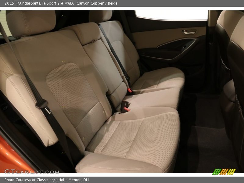 Canyon Copper / Beige 2015 Hyundai Santa Fe Sport 2.4 AWD
