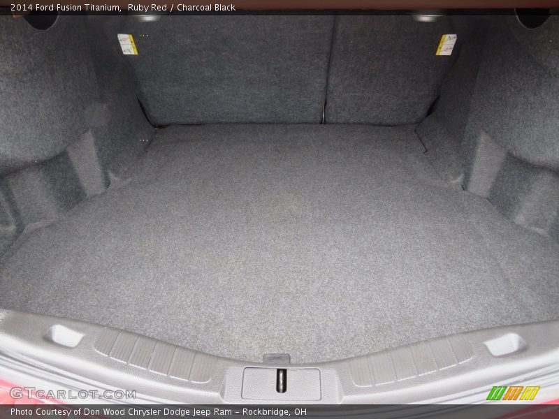 Ruby Red / Charcoal Black 2014 Ford Fusion Titanium