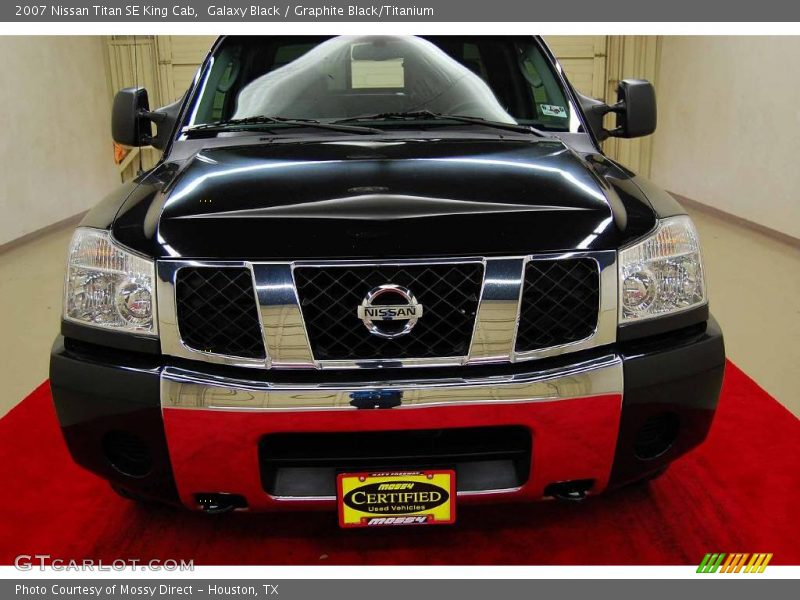 Galaxy Black / Graphite Black/Titanium 2007 Nissan Titan SE King Cab