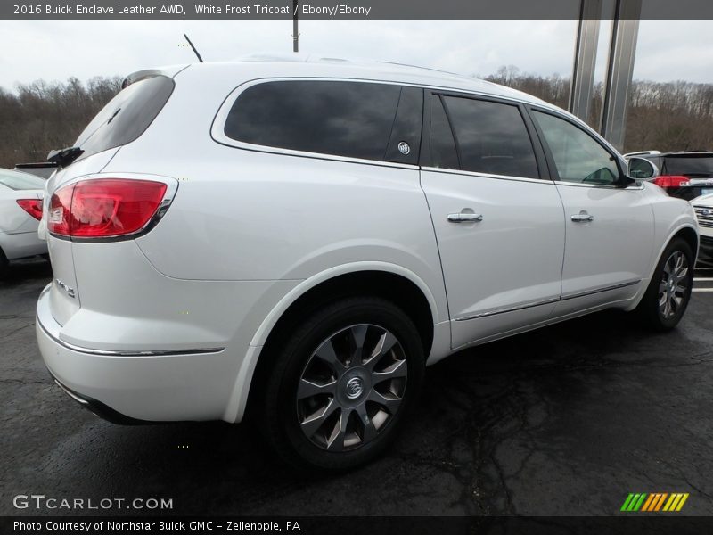 White Frost Tricoat / Ebony/Ebony 2016 Buick Enclave Leather AWD