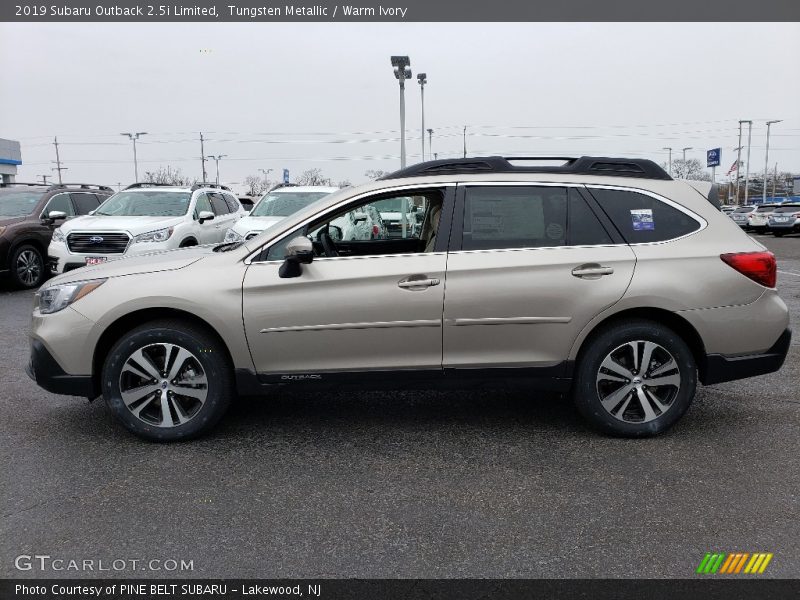 Tungsten Metallic / Warm Ivory 2019 Subaru Outback 2.5i Limited