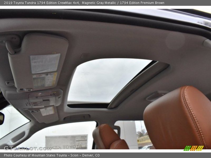 Magnetic Gray Metallic / 1794 Edition Premium Brown 2019 Toyota Tundra 1794 Edition CrewMax 4x4