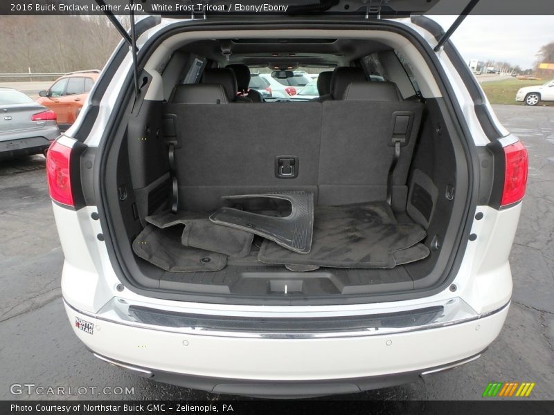 White Frost Tricoat / Ebony/Ebony 2016 Buick Enclave Leather AWD