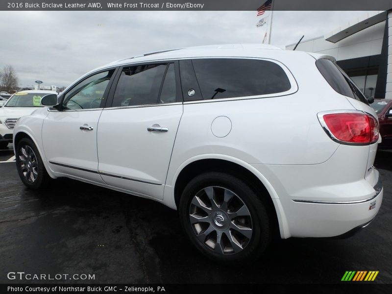 White Frost Tricoat / Ebony/Ebony 2016 Buick Enclave Leather AWD