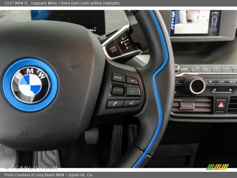 Capparis White / Deka Dark Cloth w/Blue Highlights 2017 BMW i3
