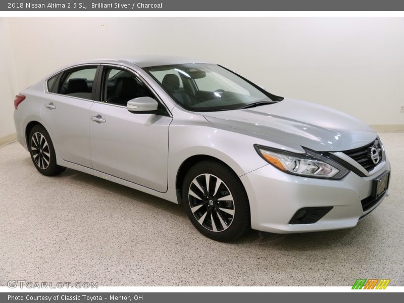 Brilliant Silver / Charcoal 2018 Nissan Altima 2.5 SL