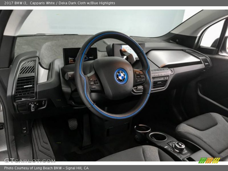 Capparis White / Deka Dark Cloth w/Blue Highlights 2017 BMW i3