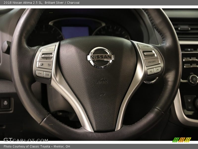 Brilliant Silver / Charcoal 2018 Nissan Altima 2.5 SL