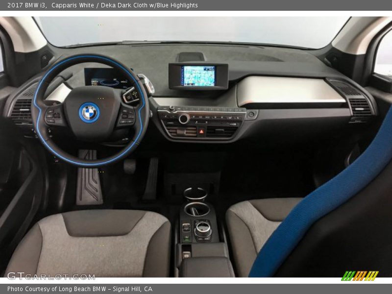 Capparis White / Deka Dark Cloth w/Blue Highlights 2017 BMW i3