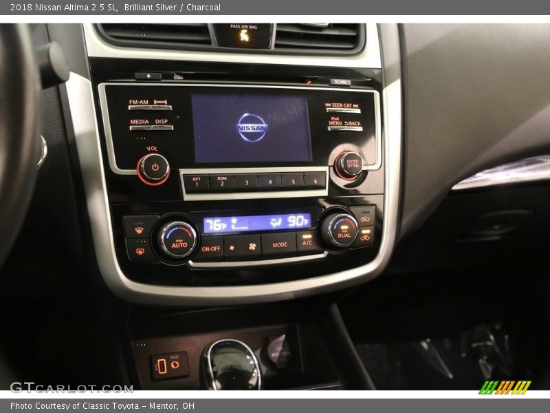 Brilliant Silver / Charcoal 2018 Nissan Altima 2.5 SL