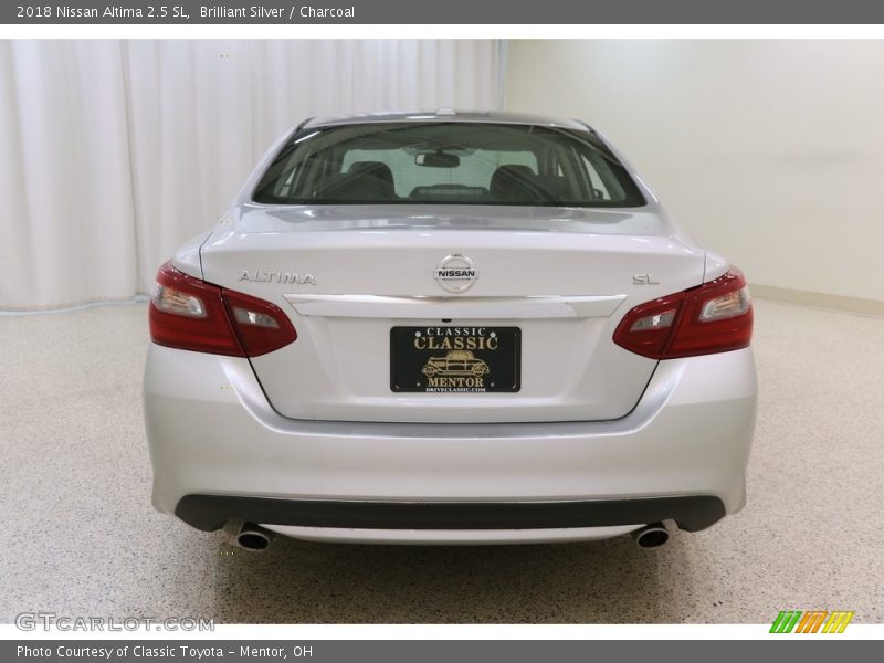 Brilliant Silver / Charcoal 2018 Nissan Altima 2.5 SL