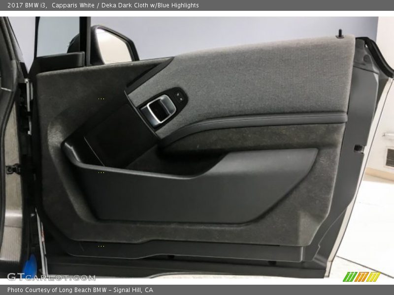 Capparis White / Deka Dark Cloth w/Blue Highlights 2017 BMW i3