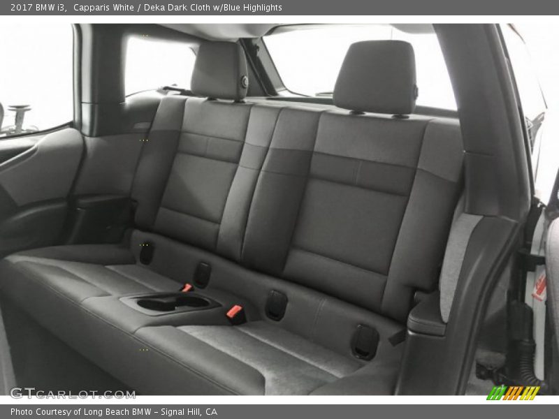 Capparis White / Deka Dark Cloth w/Blue Highlights 2017 BMW i3