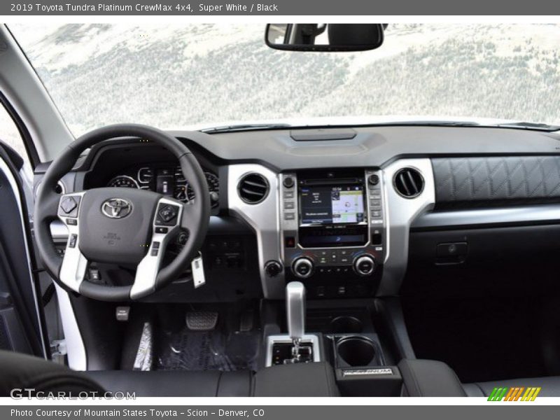 Super White / Black 2019 Toyota Tundra Platinum CrewMax 4x4