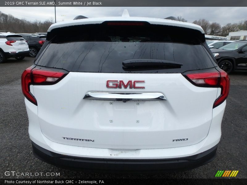 Summit White / Jet Black 2019 GMC Terrain SLE AWD