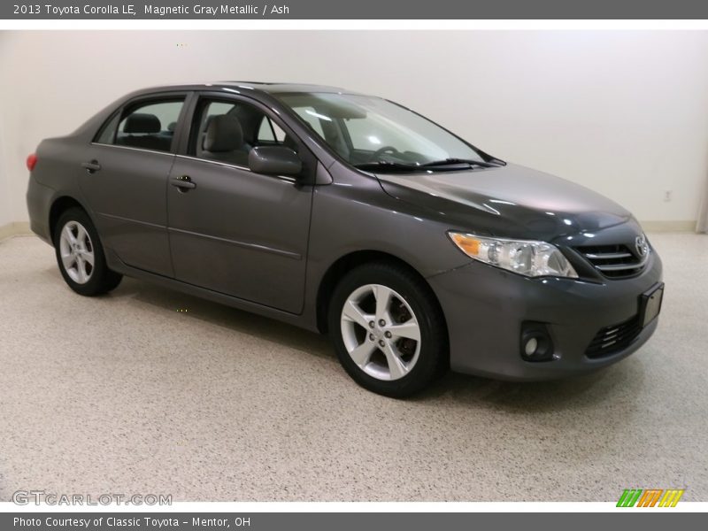 Magnetic Gray Metallic / Ash 2013 Toyota Corolla LE