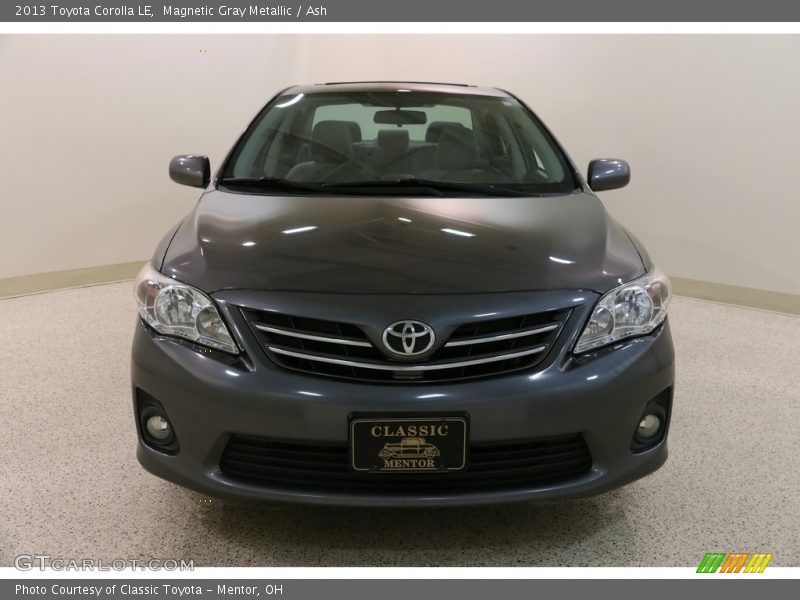 Magnetic Gray Metallic / Ash 2013 Toyota Corolla LE