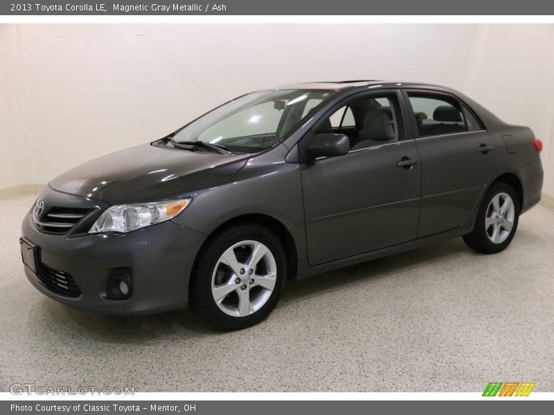 Magnetic Gray Metallic / Ash 2013 Toyota Corolla LE