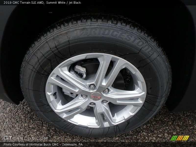 Summit White / Jet Black 2019 GMC Terrain SLE AWD