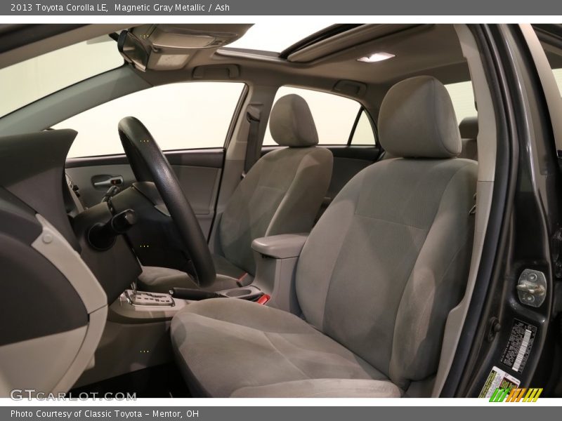 Magnetic Gray Metallic / Ash 2013 Toyota Corolla LE