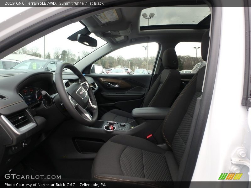 Summit White / Jet Black 2019 GMC Terrain SLE AWD