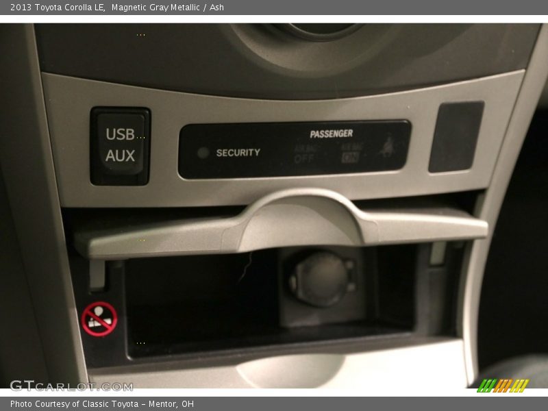 Magnetic Gray Metallic / Ash 2013 Toyota Corolla LE