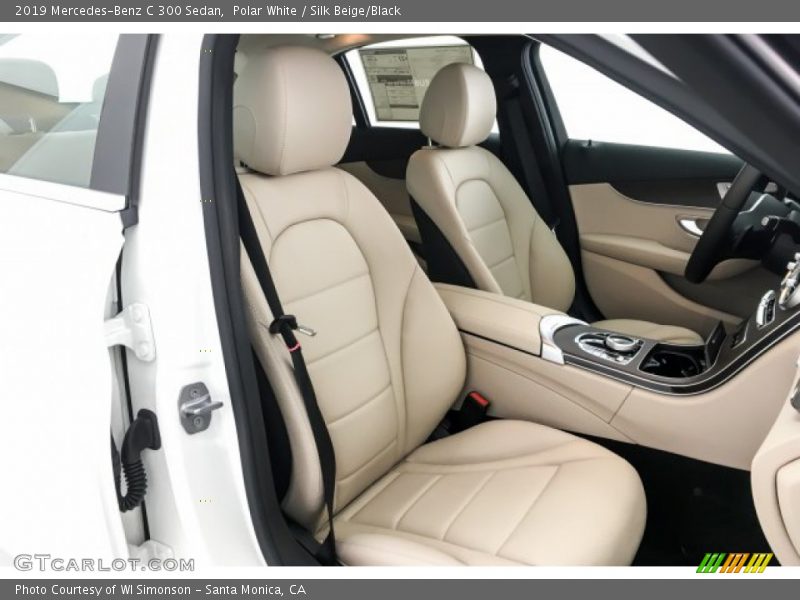 Polar White / Silk Beige/Black 2019 Mercedes-Benz C 300 Sedan