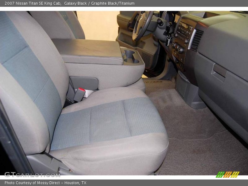 Galaxy Black / Graphite Black/Titanium 2007 Nissan Titan SE King Cab