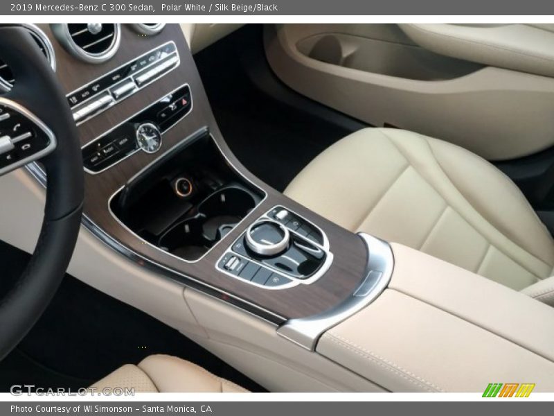Polar White / Silk Beige/Black 2019 Mercedes-Benz C 300 Sedan