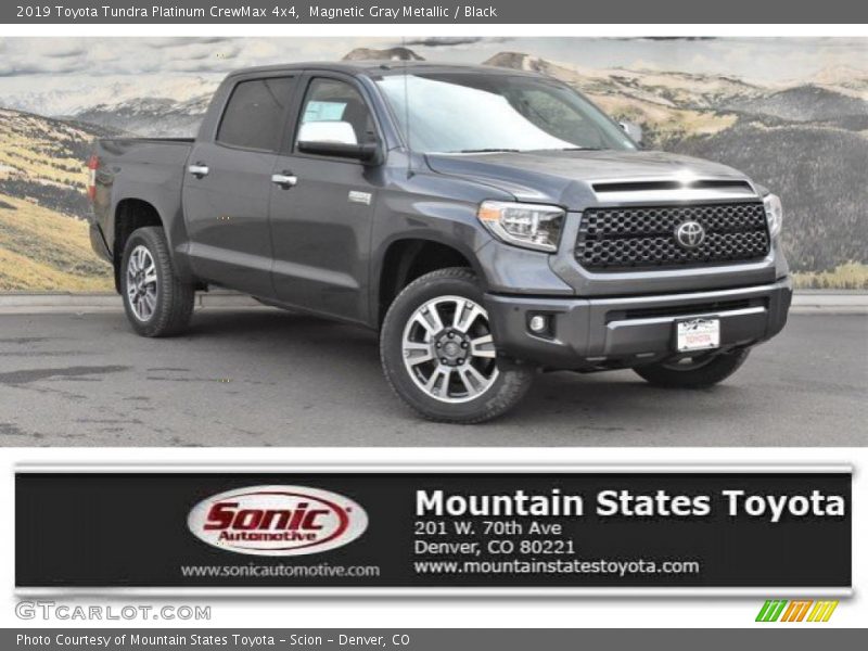 Magnetic Gray Metallic / Black 2019 Toyota Tundra Platinum CrewMax 4x4