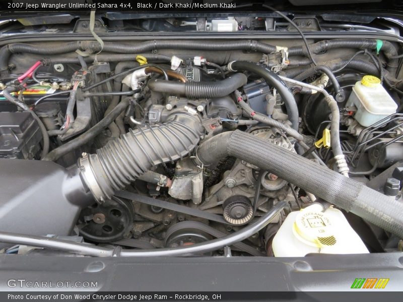 Black / Dark Khaki/Medium Khaki 2007 Jeep Wrangler Unlimited Sahara 4x4