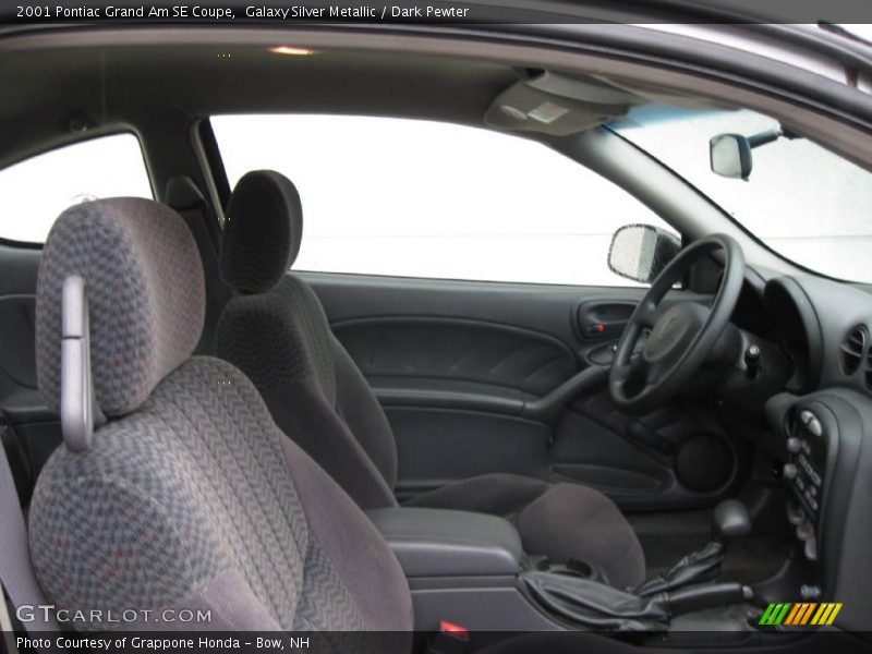 Galaxy Silver Metallic / Dark Pewter 2001 Pontiac Grand Am SE Coupe