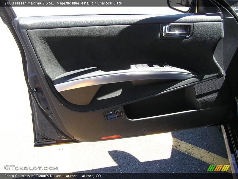 Majestic Blue Metallic / Charcoal Black 2008 Nissan Maxima 3.5 SE