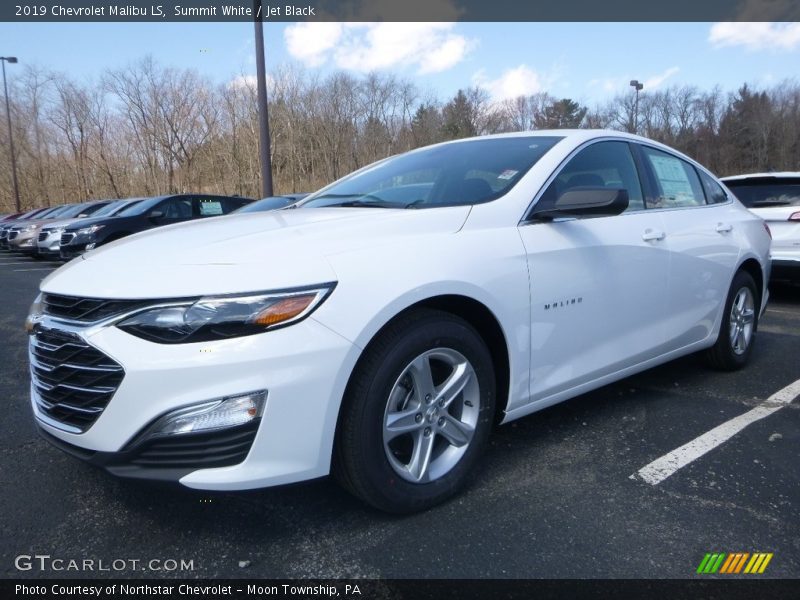 Summit White / Jet Black 2019 Chevrolet Malibu LS