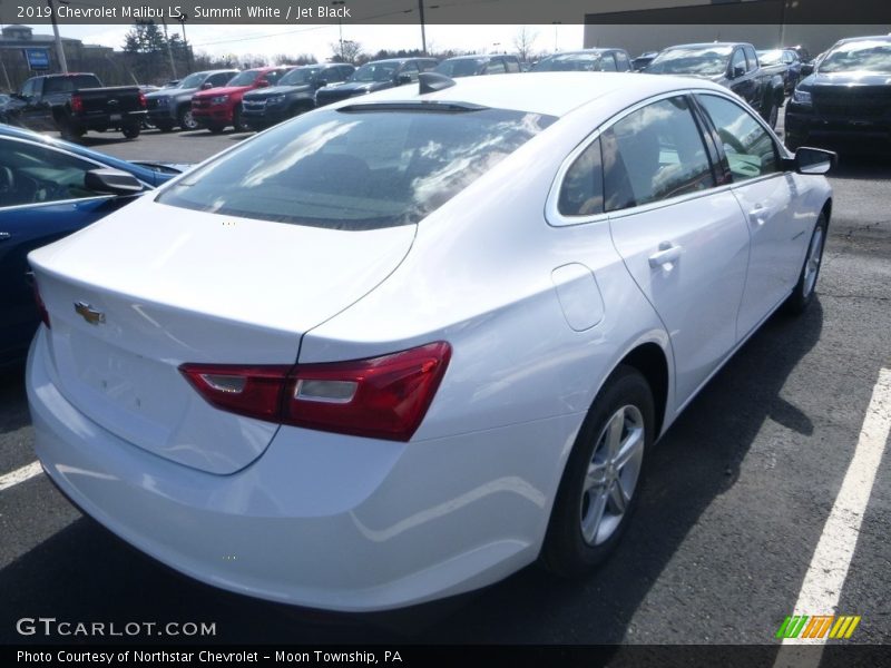 Summit White / Jet Black 2019 Chevrolet Malibu LS