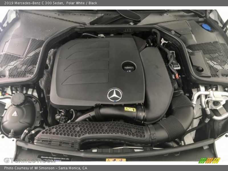 Polar White / Black 2019 Mercedes-Benz C 300 Sedan