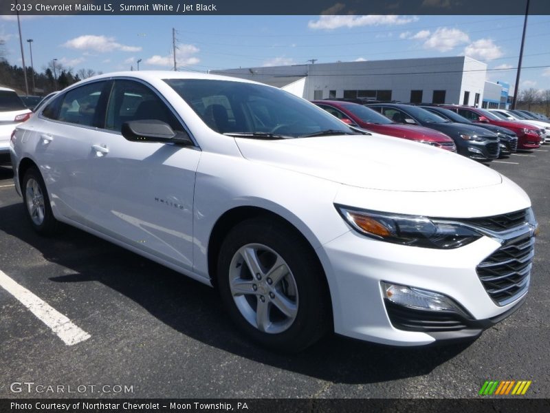 Summit White / Jet Black 2019 Chevrolet Malibu LS