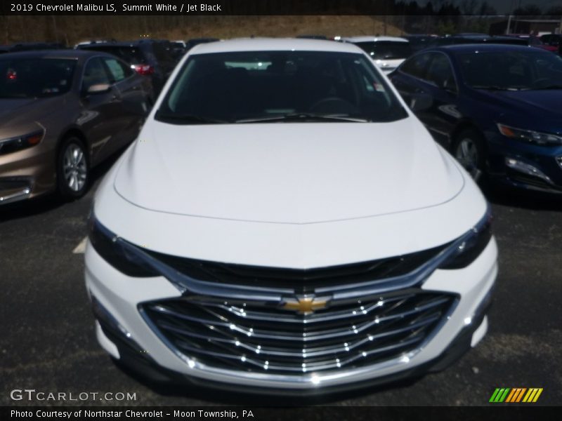 Summit White / Jet Black 2019 Chevrolet Malibu LS