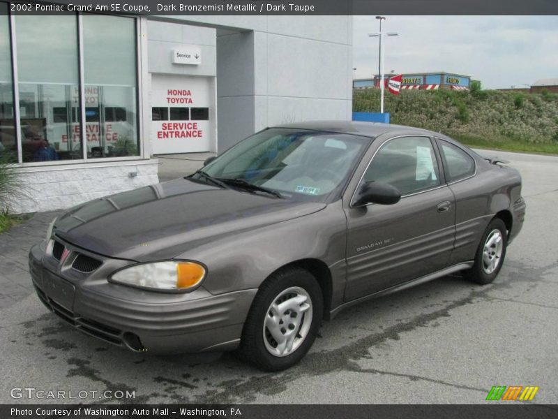 Dark Bronzemist Metallic / Dark Taupe 2002 Pontiac Grand Am SE Coupe