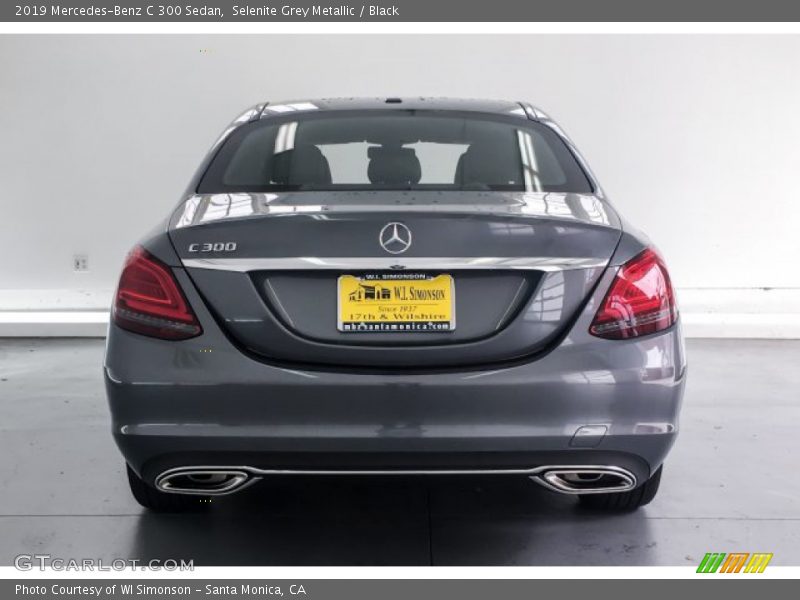 Selenite Grey Metallic / Black 2019 Mercedes-Benz C 300 Sedan