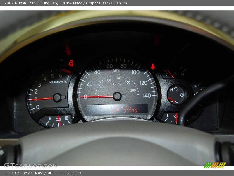 Galaxy Black / Graphite Black/Titanium 2007 Nissan Titan SE King Cab