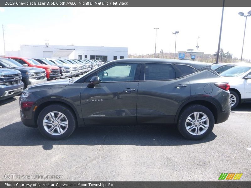 Nightfall Metallic / Jet Black 2019 Chevrolet Blazer 3.6L Cloth AWD