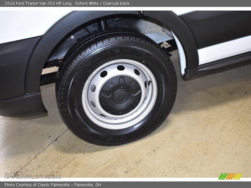 Oxford White / Charcoal black 2019 Ford Transit Van 250 HR Long