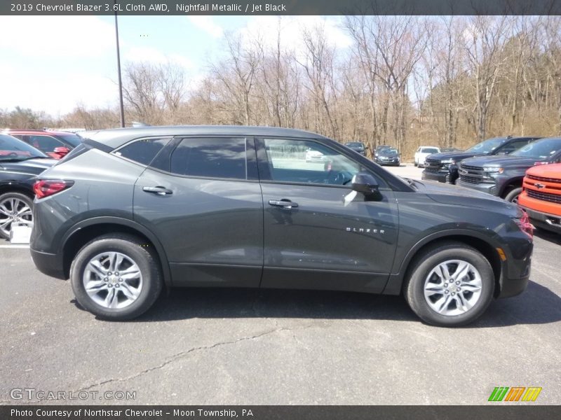 Nightfall Metallic / Jet Black 2019 Chevrolet Blazer 3.6L Cloth AWD
