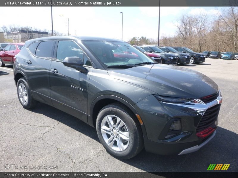 Nightfall Metallic / Jet Black 2019 Chevrolet Blazer 3.6L Cloth AWD