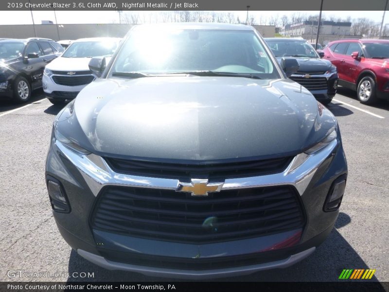 Nightfall Metallic / Jet Black 2019 Chevrolet Blazer 3.6L Cloth AWD