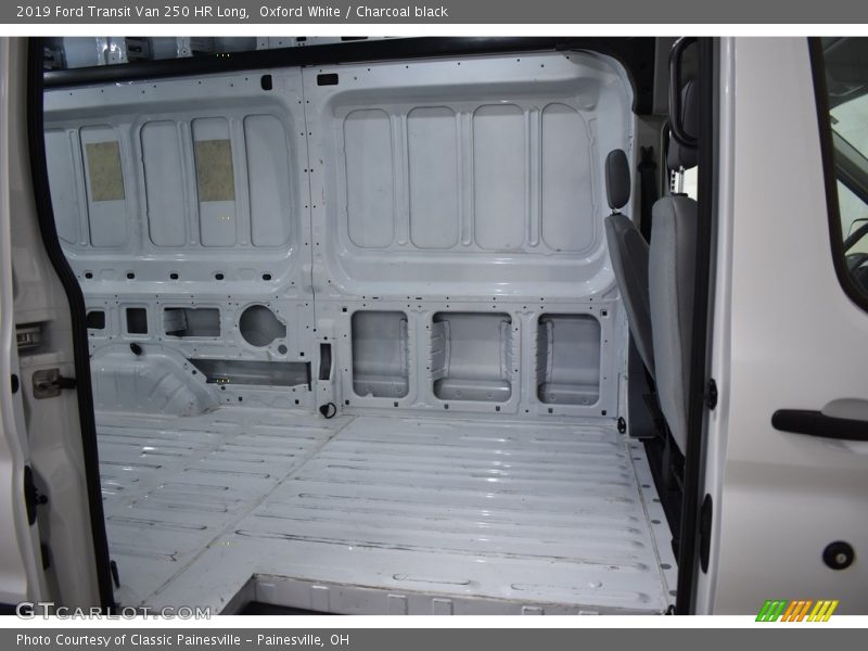 Oxford White / Charcoal black 2019 Ford Transit Van 250 HR Long