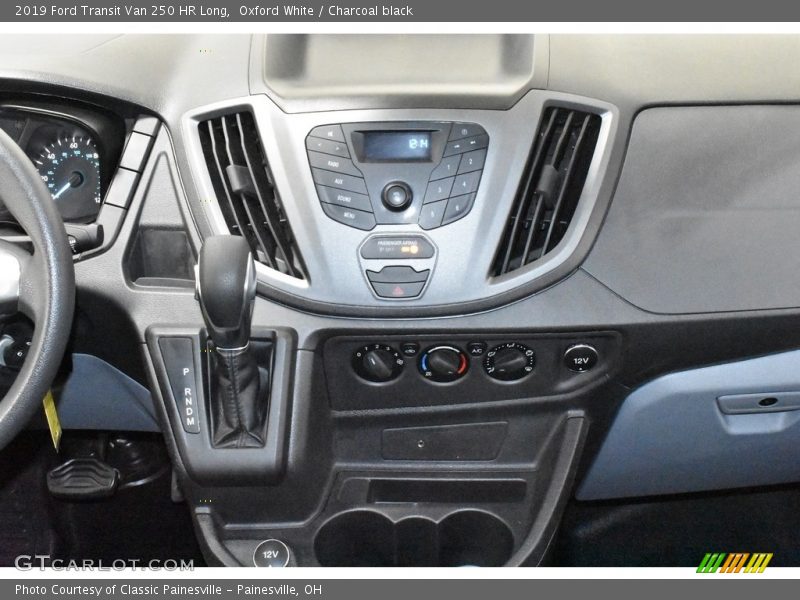 Oxford White / Charcoal black 2019 Ford Transit Van 250 HR Long