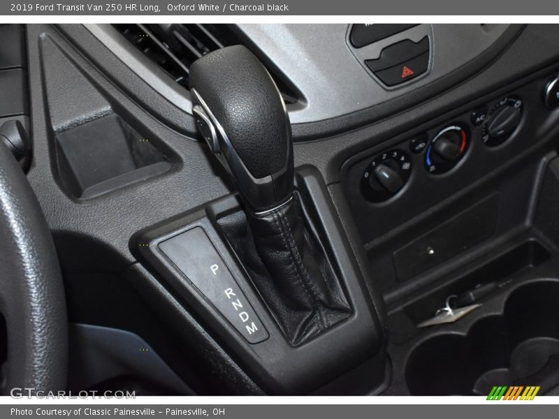 Oxford White / Charcoal black 2019 Ford Transit Van 250 HR Long