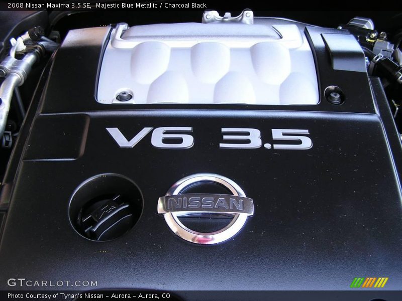 Majestic Blue Metallic / Charcoal Black 2008 Nissan Maxima 3.5 SE